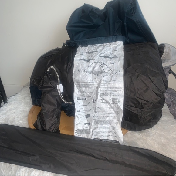 Nature hike Cloud Up 3 Tent Backpacking Hiking Navy/Black - Picture 2 of 4